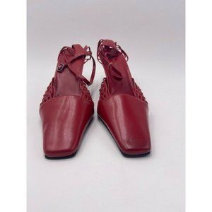 Stefani Collection Womens D Orsay Shoes Red Sz 12